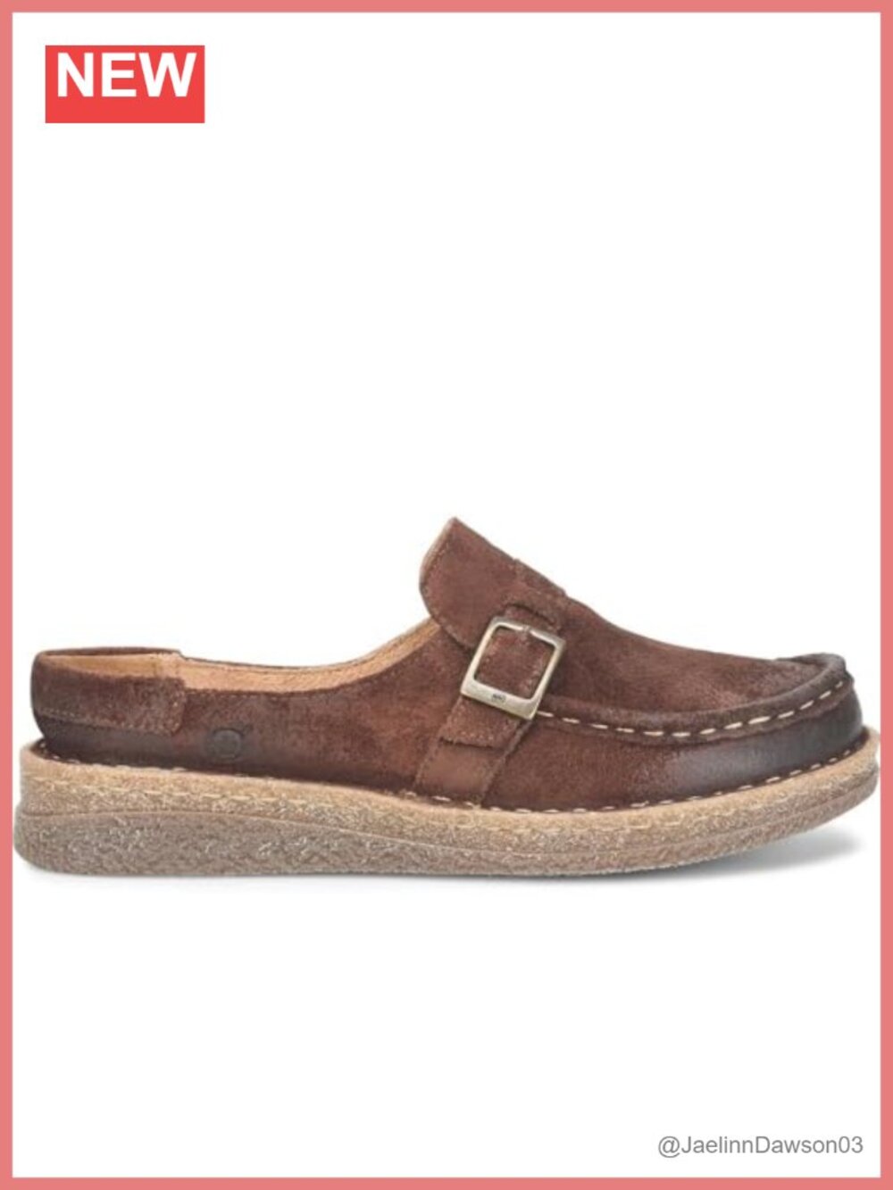 BORN Women's Cory Suede Leather Mule Casual Slip-On Comfort Shoes